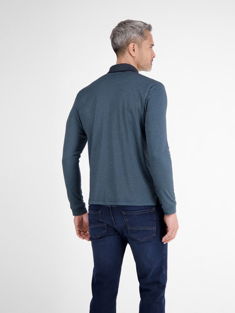 Lerros Polo Blauw heren (POLO PIMA COTTON - 2584211.485) - GL Sport (Sluis)