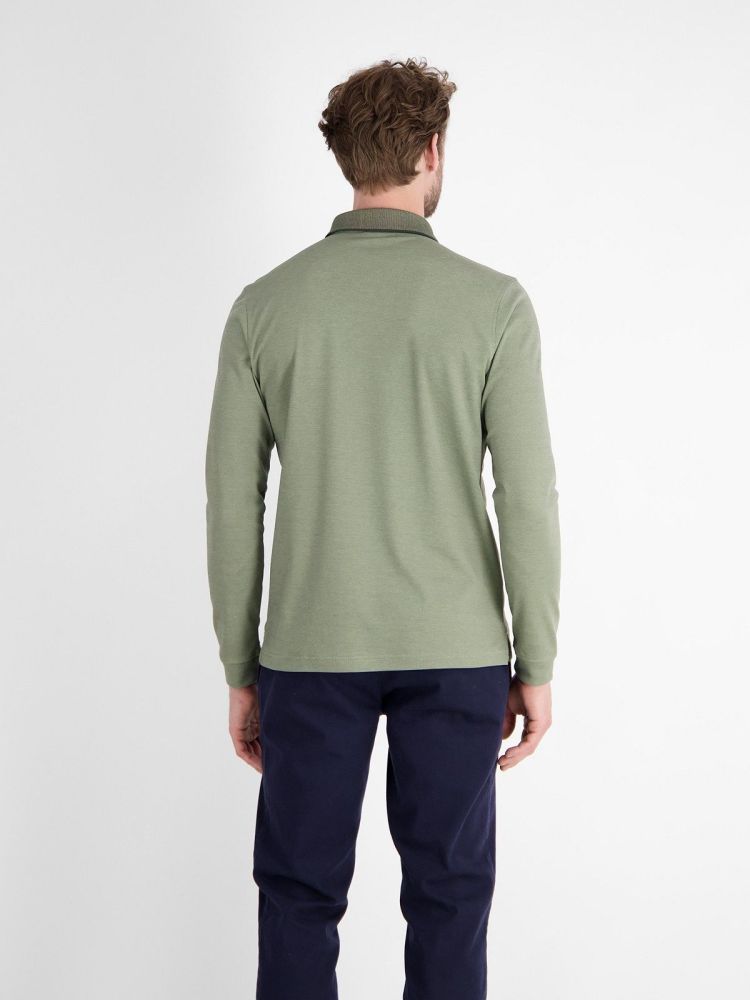 Lerros Polo Olijfgroen heren (POLO PIMA COTTON - 2584211.661) - GL Sport (Sluis)