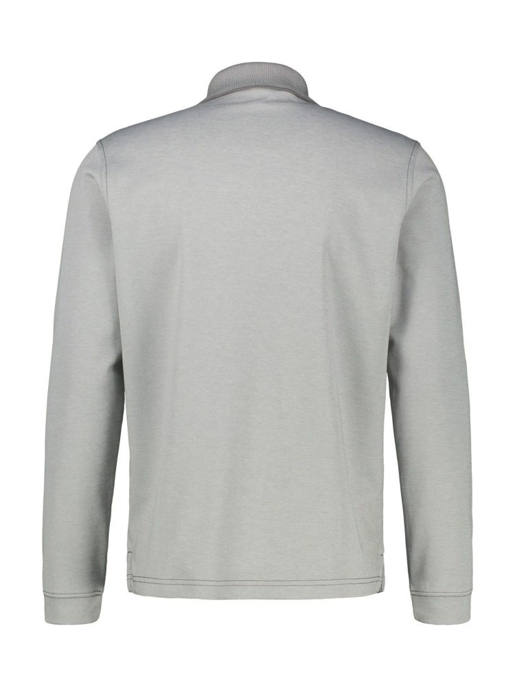 Lerros Polo Grijs heren (POLO PIMA LS - 25D4211.277) - GL Sport (Sluis)