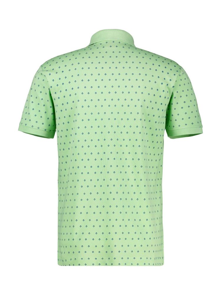 Lerros Polo Groen heren (POLO PIQUE AOP - 2563270.616) - GL Sport (Sluis)