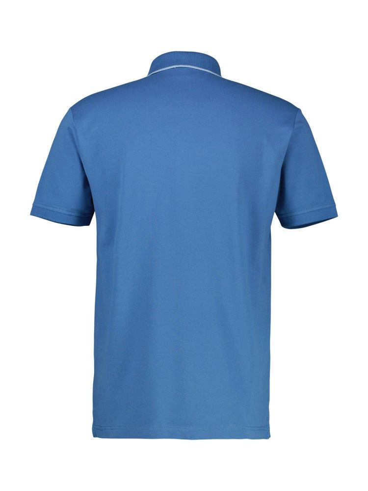 Lerros Polo Blauw heren (POLO PIQUE SOLID - 2563264.435) - GL Sport (Sluis)