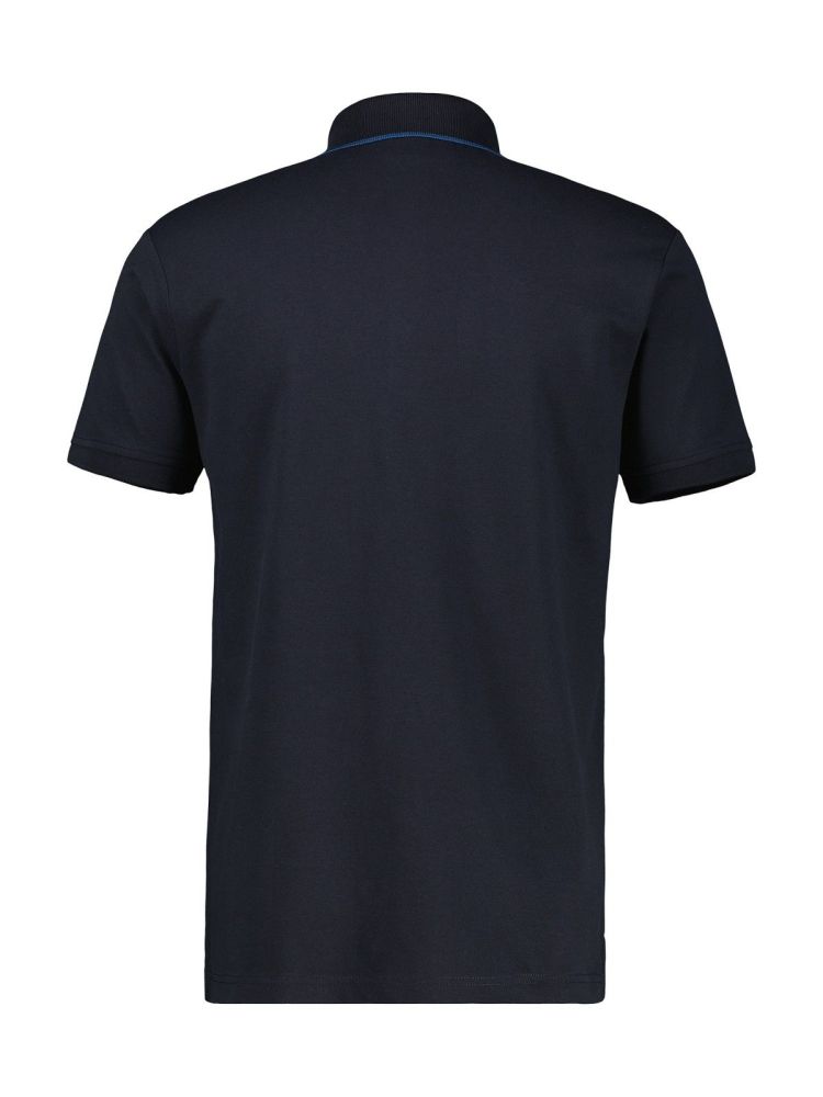 Lerros Polo Blauw heren (POLO PIQUE SOLID - 2563264.485) - GL Sport (Sluis)