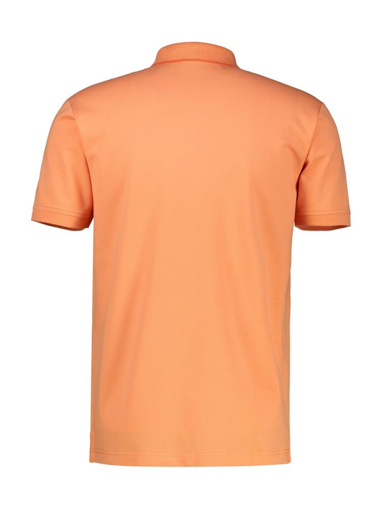 Lerros Polo Oranje heren (POLO PIQUE SOLID - 2563264.918) - GL Sport (Sluis)