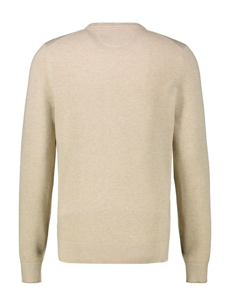 Lerros Pull Beige heren (PULL STRICK O-NECK - 2005012.125) - GL Sport (Sluis)