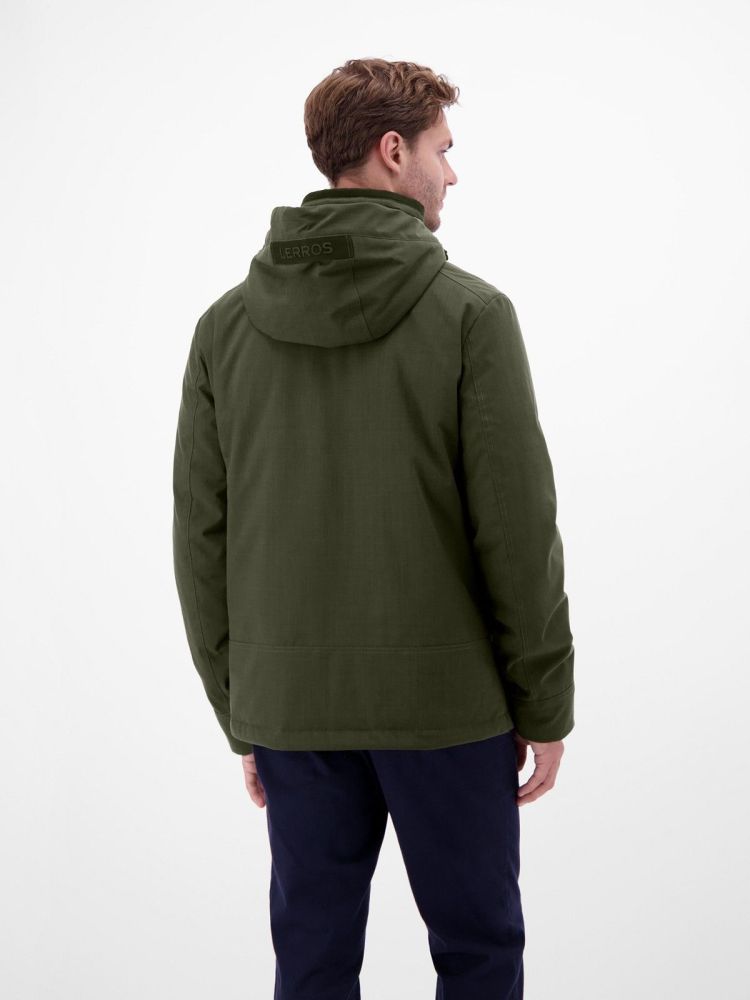 Lerros Jas Olijfgroen heren (STRUCTURE BLOUSON - 2597019.683) - GL Sport (Sluis)