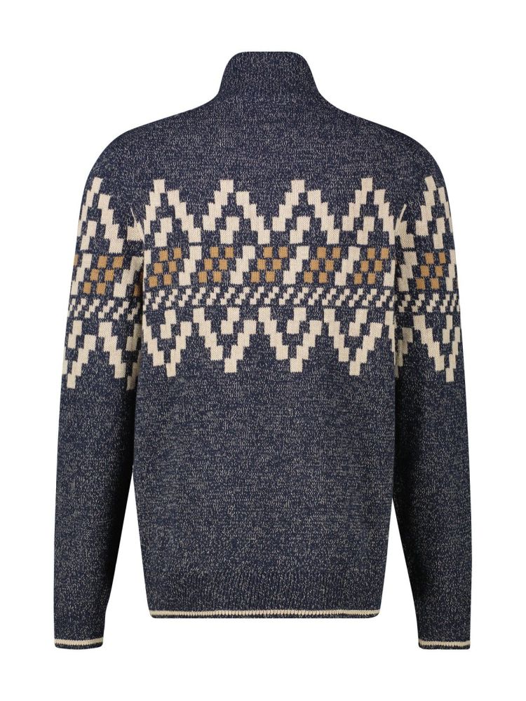 Lerros Pull Blauw heren (TROYER JAQUARDTWIST - 2595428.485) - GL Sport (Sluis)