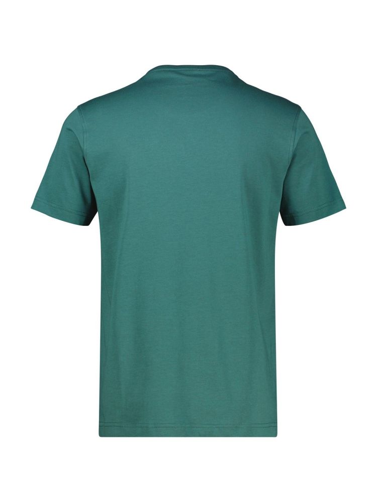 Lerros T-shirt Groen heren (T-SHIRT 0-NECK SOLID - 2623000.662) - GL Sport (Sluis)