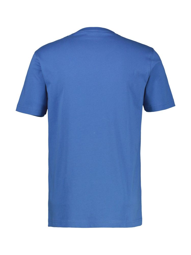 Lerros T-shirt Blauw heren (T-SHIRT O-NECK SOLID - 2553000.435) - GL Sport (Sluis)