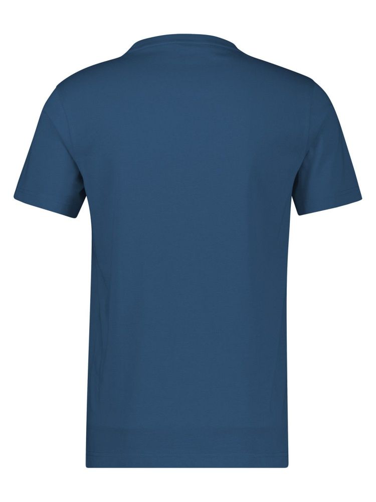 Lerros T-shirt Blauw heren (T-SHIRT O-NECK SOLID - 25D3000.448) - GL Sport (Sluis)