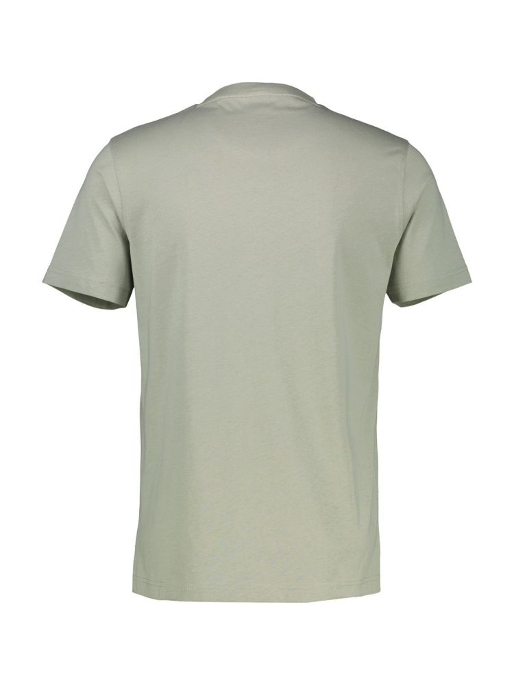 Lerros T-shirt Groen heren (T-SHIRT O-NECK SOLID - 2553000.633) - GL Sport (Sluis)