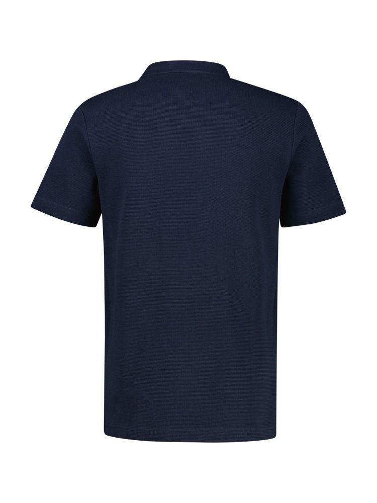 Lerros T-shirt Blauw heren (T-SHIRT O-NECK STRUCTURE JERSEY - 2583030.485) - GL Sport (Sluis)