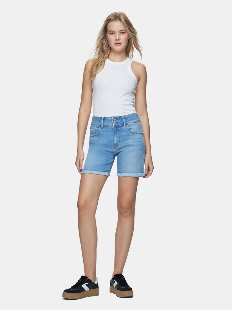 LTB  Short Blauw dames (ROSINA VERIAN WASH SHORTS - 1009.61148.15939.55610) - GL Sport (Sluis)