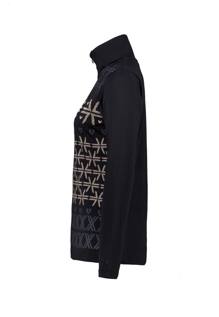 Luhta Skipully Zwart dames (AHJOLA SKI PULLY - 32212.990) - GL Sport (Sluis)