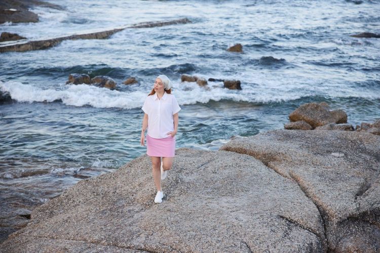 Luhta Short Roze dames (HOPIALA SKIRT - 39730.610) - GL Sport (Sluis)