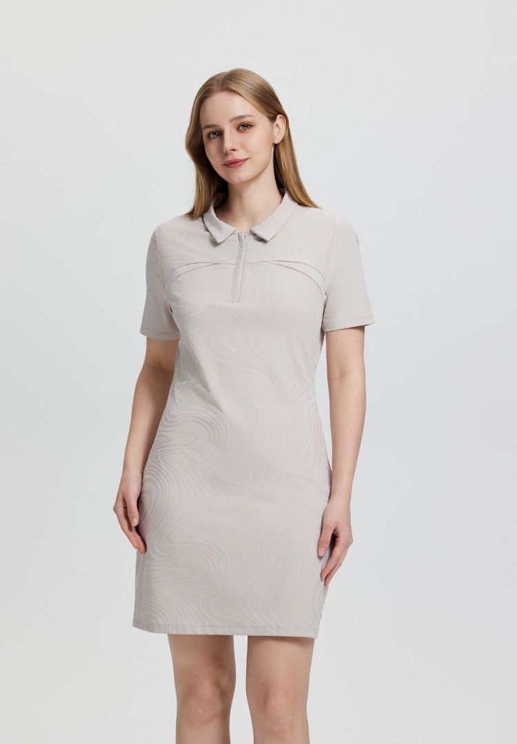 Luhta Jurk Beige dames (ILMOSALO JURK - 39390.030) - GL Sport (Sluis)