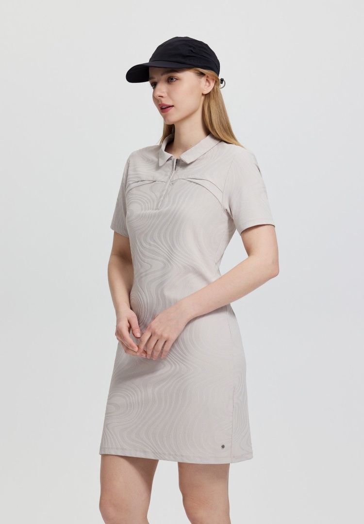 Luhta Jurk Beige dames (ILMOSALO JURK - 39390.030) - GL Sport (Sluis)