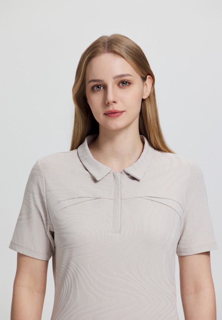 Luhta Jurk Beige dames (ILMOSALO JURK - 39390.030) - GL Sport (Sluis)