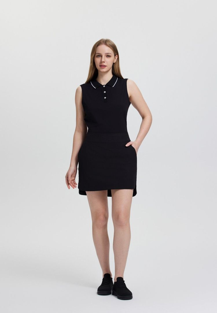 Luhta Short Zwart dames (INKERNIEMI SKIRT - 39703.990) - GL Sport (Sluis)