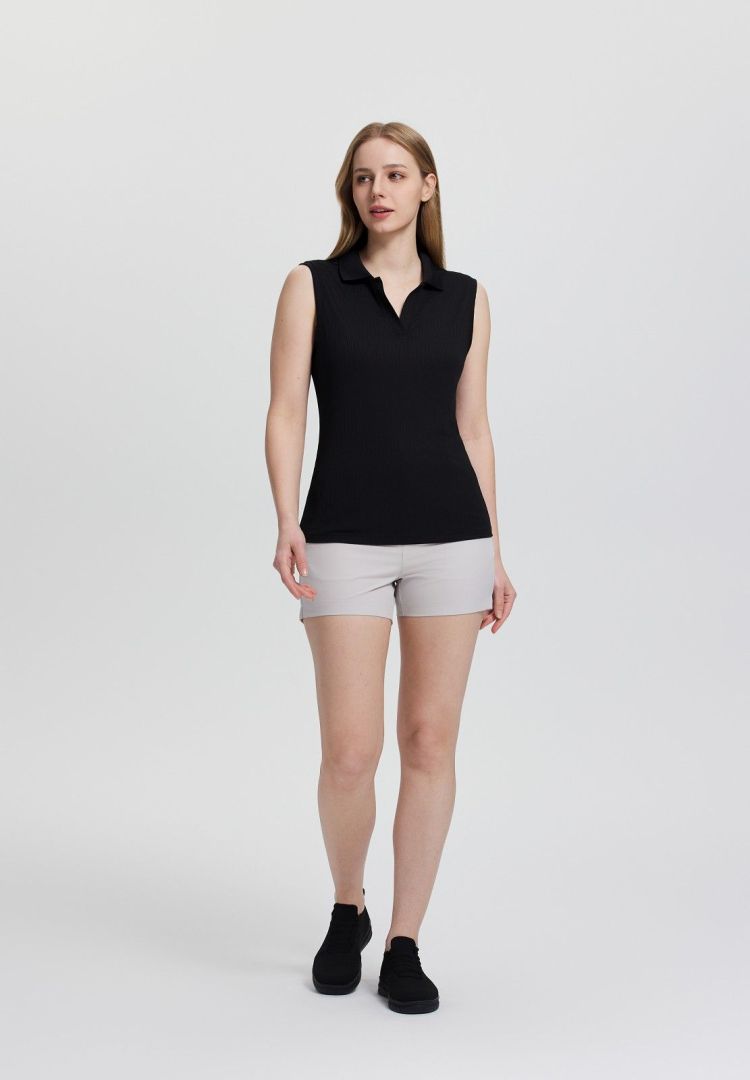 Luhta Polo Zwart dames (INNOPURO POLO SS - 39333.990) - GL Sport (Sluis)