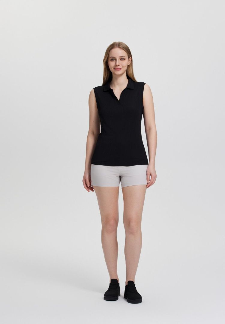 Luhta Polo Zwart dames (INNOPURO POLO SS - 39333.990) - GL Sport (Sluis)