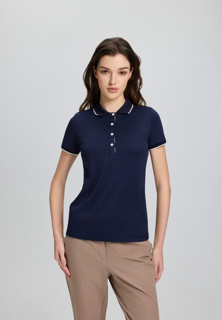 Luhta Polo Blauw dames (KIVIMAA POLO - 39283.390) - GL Sport (Sluis)