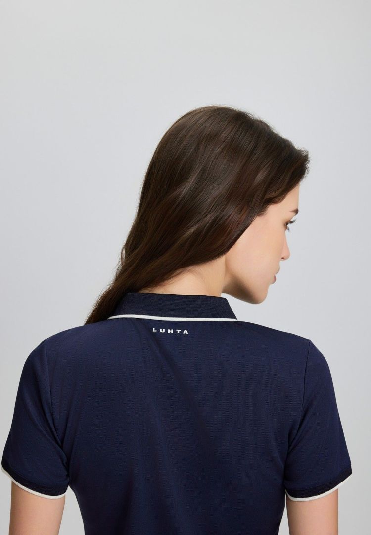 Luhta Polo Blauw dames (KIVIMAA POLO - 39283.390) - GL Sport (Sluis)