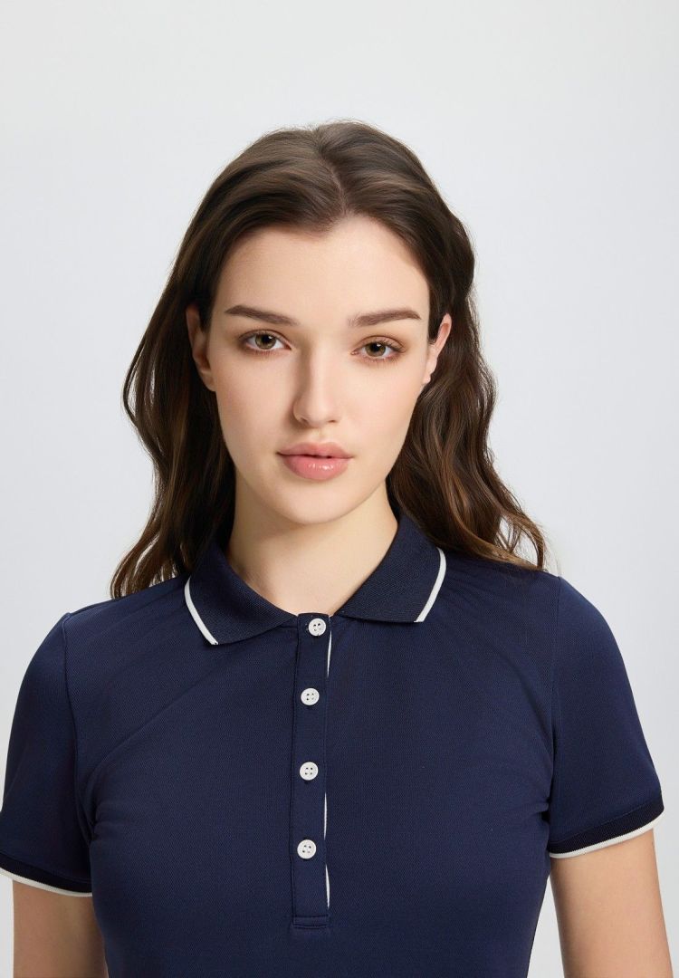 Luhta Polo Blauw dames (KIVIMAA POLO - 39283.390) - GL Sport (Sluis)