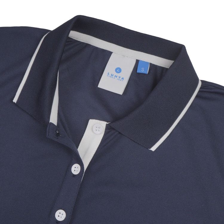 Luhta Polo Blauw dames (KIVIMAA POLO - 39283.390) - GL Sport (Sluis)