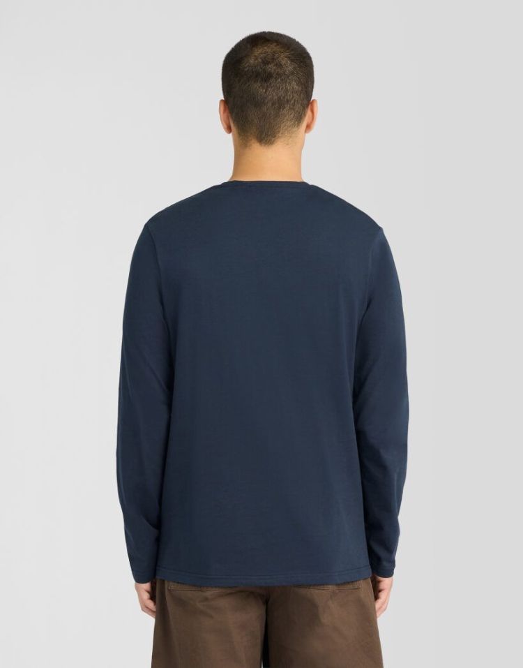 Lyle & Scott T-shirt lange mouw Blauw heren (BOXY FIT LONG SLEEVE T-SHIRT - TS2530V.Z271) - GL Sport (Sluis)