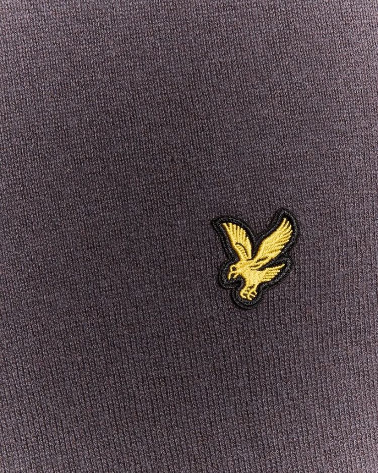 Lyle & Scott Pull Grijs heren (COTTON MERINO CREW NECK JUMPER - KN2110VC.X878) - GL Sport (Sluis)