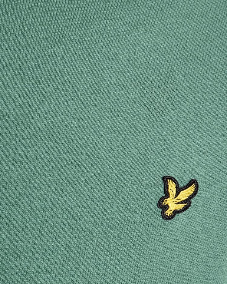 Lyle & Scott Pull Groen heren (COTTON MERINO CREW NECK JUMPER - KN2110VC.X870) - GL Sport (Sluis)