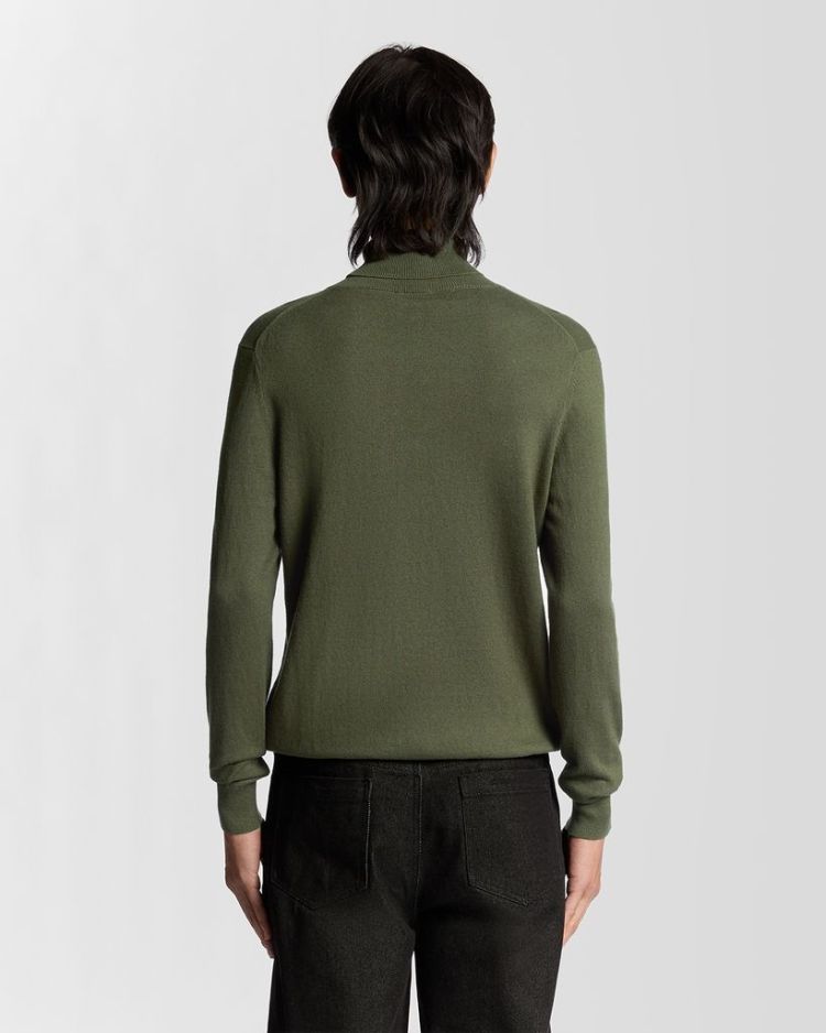 Lyle & Scott Pull Grijs heren (COTTON MERINO TURTLENECK JUMPER - KN2103VC.X848) - GL Sport (Sluis)