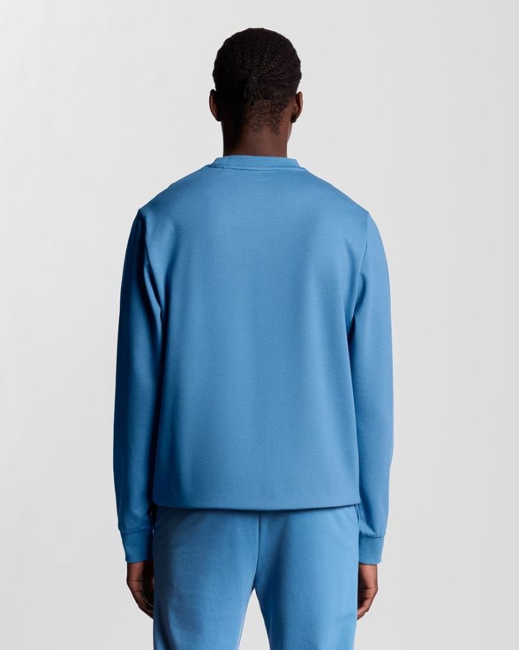 Lyle & Scott Sweater Blauw heren (CREW NECK FLY FLEECE - ML2380SP.X857) - GL Sport (Sluis)