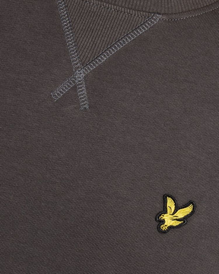 Lyle & Scott Sweater Antraciet heren (CREW NECK SWEATSHIRT - ML424VOG.W635) - GL Sport (Sluis)