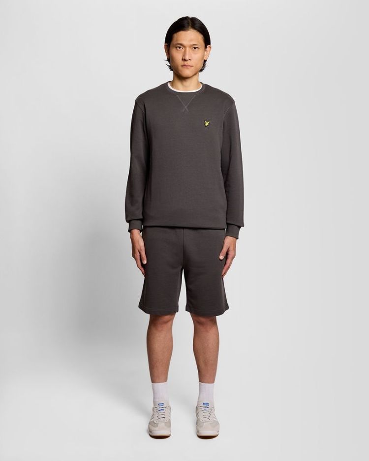 Lyle & Scott Sweater Antraciet heren (CREW NECK SWEATSHIRT - ML424VOG.W635) - GL Sport (Sluis)