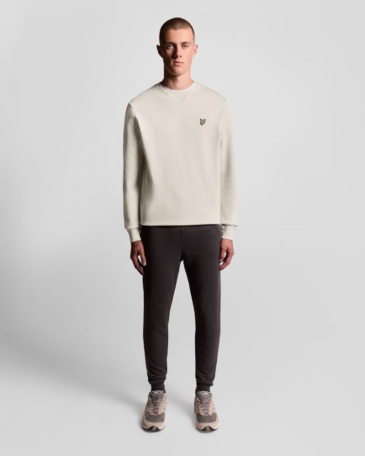 Lyle & Scott Sweater Beige heren (CREW NECK SWEATSHIRT - ML424VOG.W870) - GL Sport (Sluis)