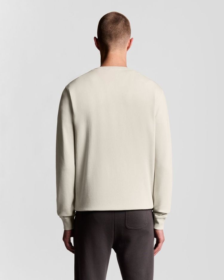 Lyle & Scott Sweater Beige heren (CREW NECK SWEATSHIRT - ML424VOG.W870) - GL Sport (Sluis)