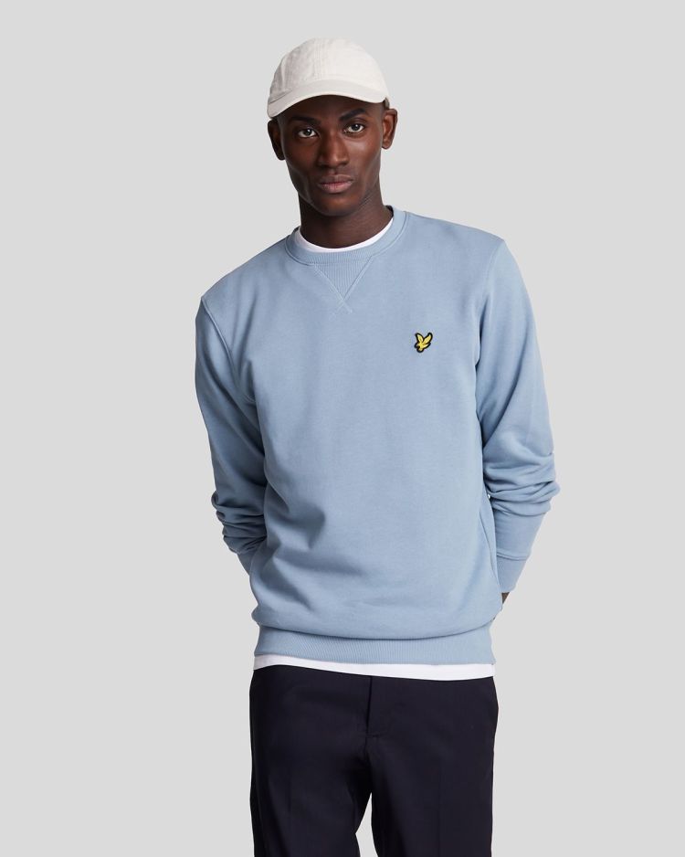 Lyle & Scott Sweater Blauw heren (CREW NECK SWEATSHIRT - ML424VOG.X301) - GL Sport (Sluis)