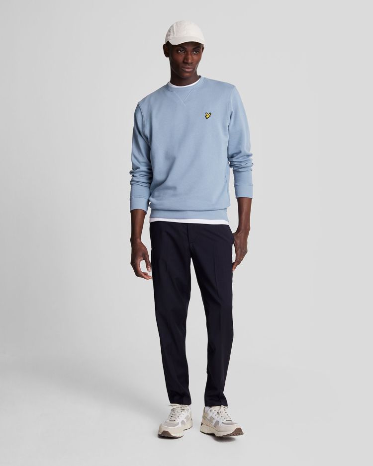 Lyle & Scott Sweater Blauw heren (CREW NECK SWEATSHIRT - ML424VOG.X301) - GL Sport (Sluis)