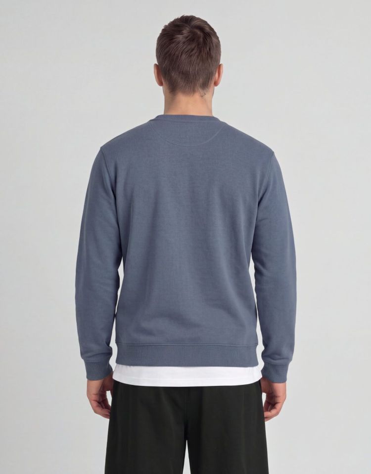 Lyle & Scott Sweater Blauw heren (CREW NECK SWEATSHIRT - ML424VOG.X542) - GL Sport (Sluis)