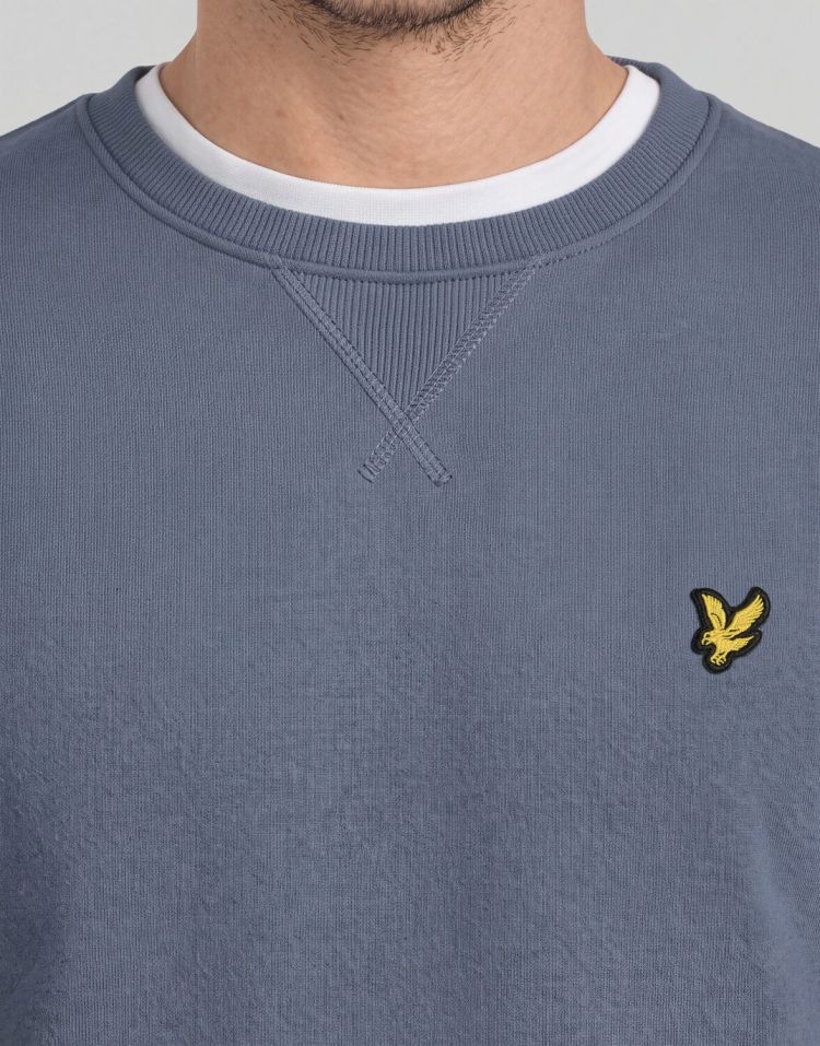 Lyle & Scott Sweater Blauw heren (CREW NECK SWEATSHIRT - ML424VOG.X542) - GL Sport (Sluis)
