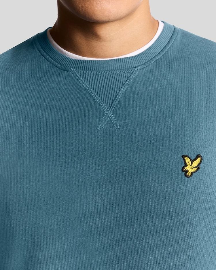 Lyle & Scott Sweater Blauw heren (CREW NECK SWEATSHIRT - ML424VOG.X862) - GL Sport (Sluis)