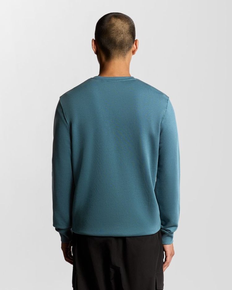 Lyle & Scott Sweater Blauw heren (CREW NECK SWEATSHIRT - ML424VOG.X862) - GL Sport (Sluis)