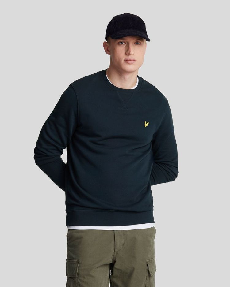 Lyle & Scott Sweater Blauw heren (CREW NECK SWEATSHIRT - ML424VOG.Z271) - GL Sport (Sluis)