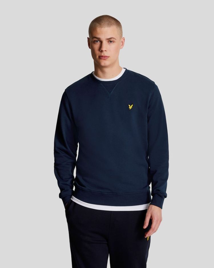 Lyle & Scott Sweater Blauw heren (CREW NECK SWEATSHIRT - ML424VOG.Z99) - GL Sport (Sluis)