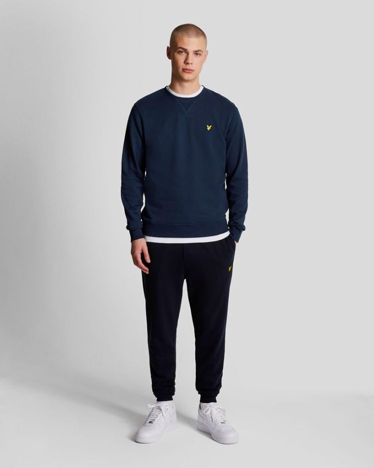 Lyle & Scott Sweater Blauw heren (CREW NECK SWEATSHIRT - ML424VOG.Z99) - GL Sport (Sluis)