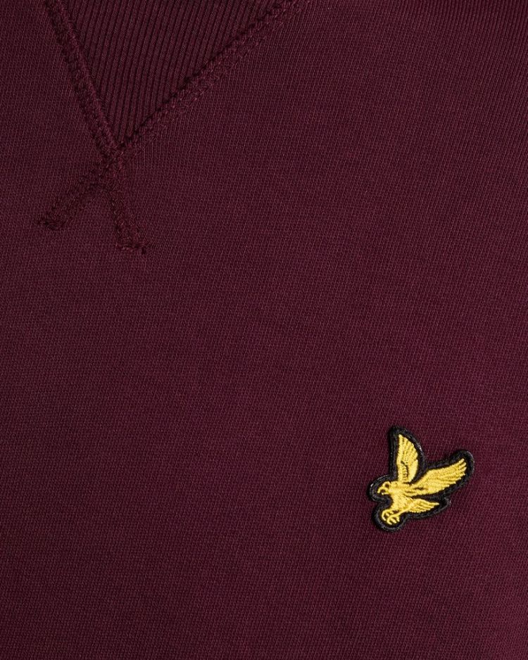 Lyle & Scott Sweater Bordeaux heren (CREW NECK SWEATSHIRT - ML424VOG.Z562) - GL Sport (Sluis)