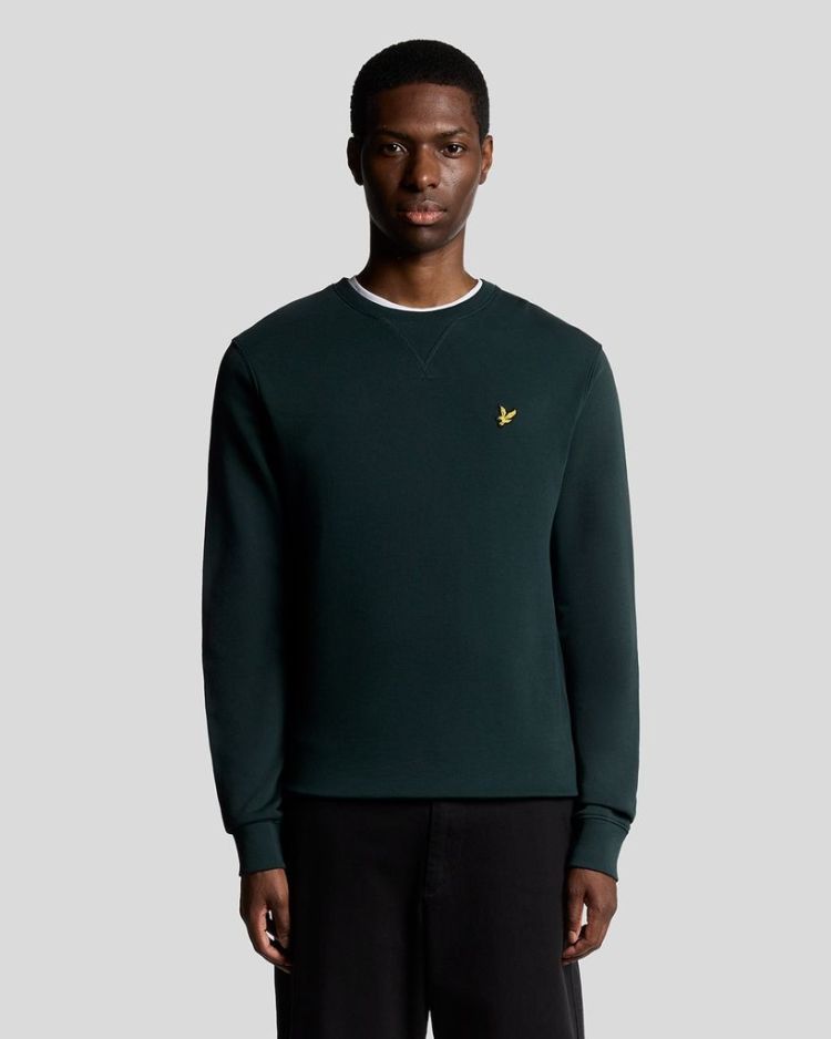 Lyle & Scott Sweater Groen heren (CREW NECK SWEATSHIRT - ML424VOG.W486) - GL Sport (Sluis)