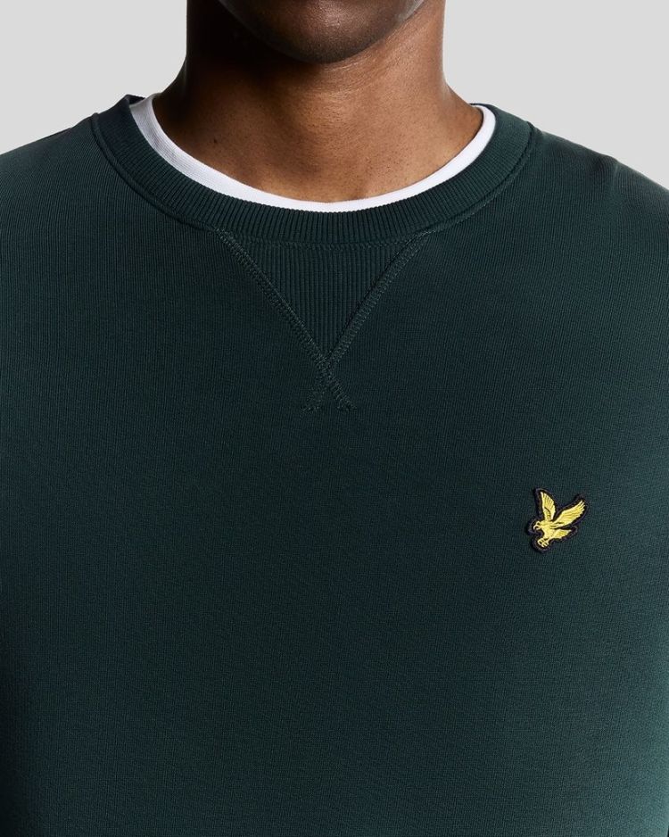 Lyle & Scott Sweater Groen heren (CREW NECK SWEATSHIRT - ML424VOG.W486) - GL Sport (Sluis)