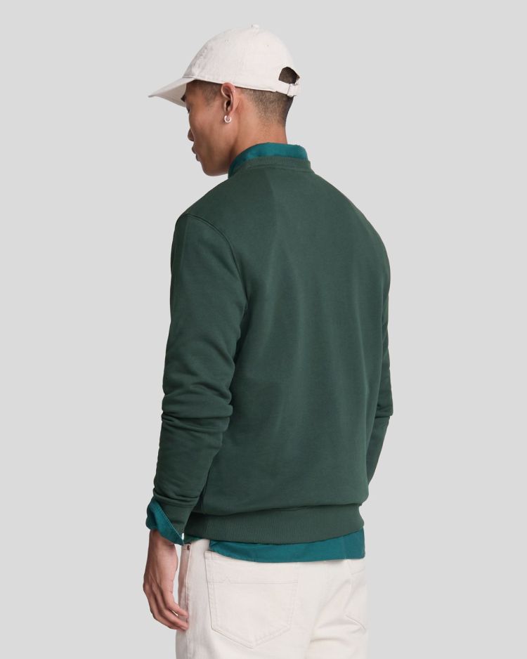 Lyle & Scott Sweater Groen heren (CREW NECK SWEATSHIRT - ML424VOG.X311) - GL Sport (Sluis)